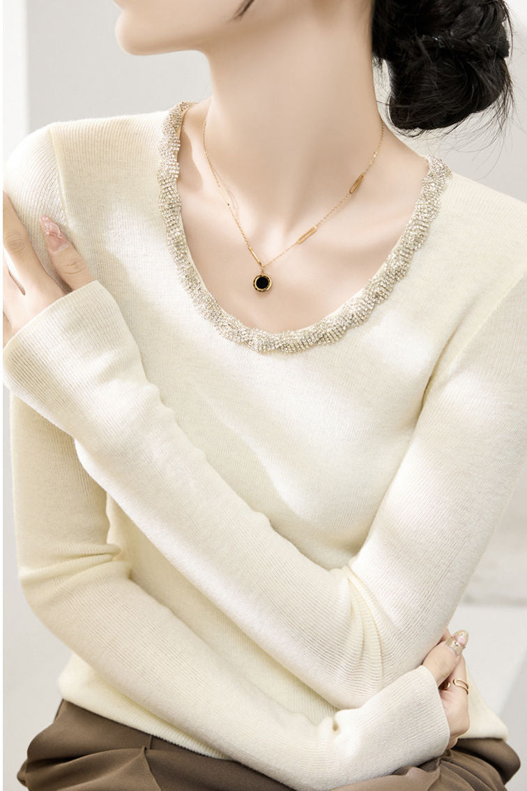 Early Autumn Diamond Chain Knitwear
