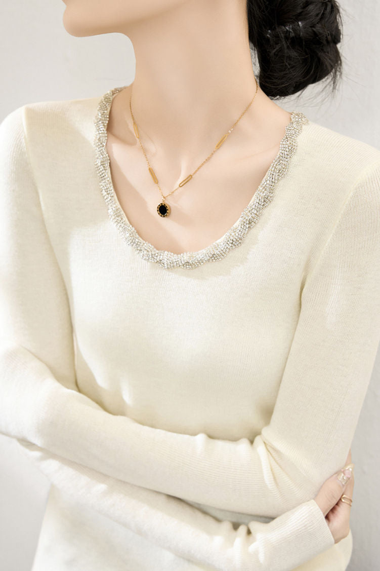 Early Autumn Diamond Chain Knitwear