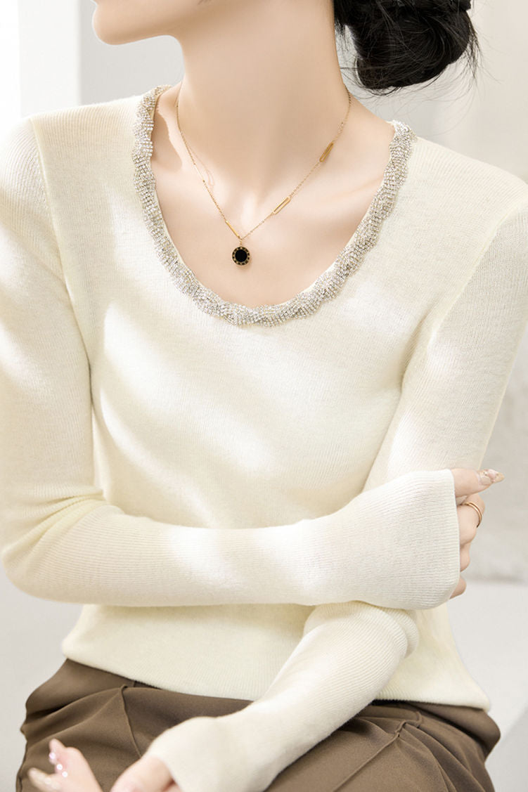 Early Autumn Diamond Chain Knitwear