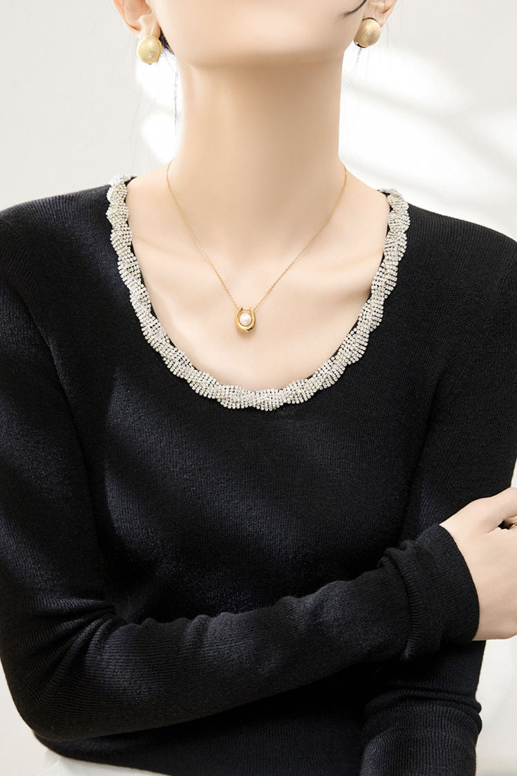 Early Autumn Diamond Chain Knitwear