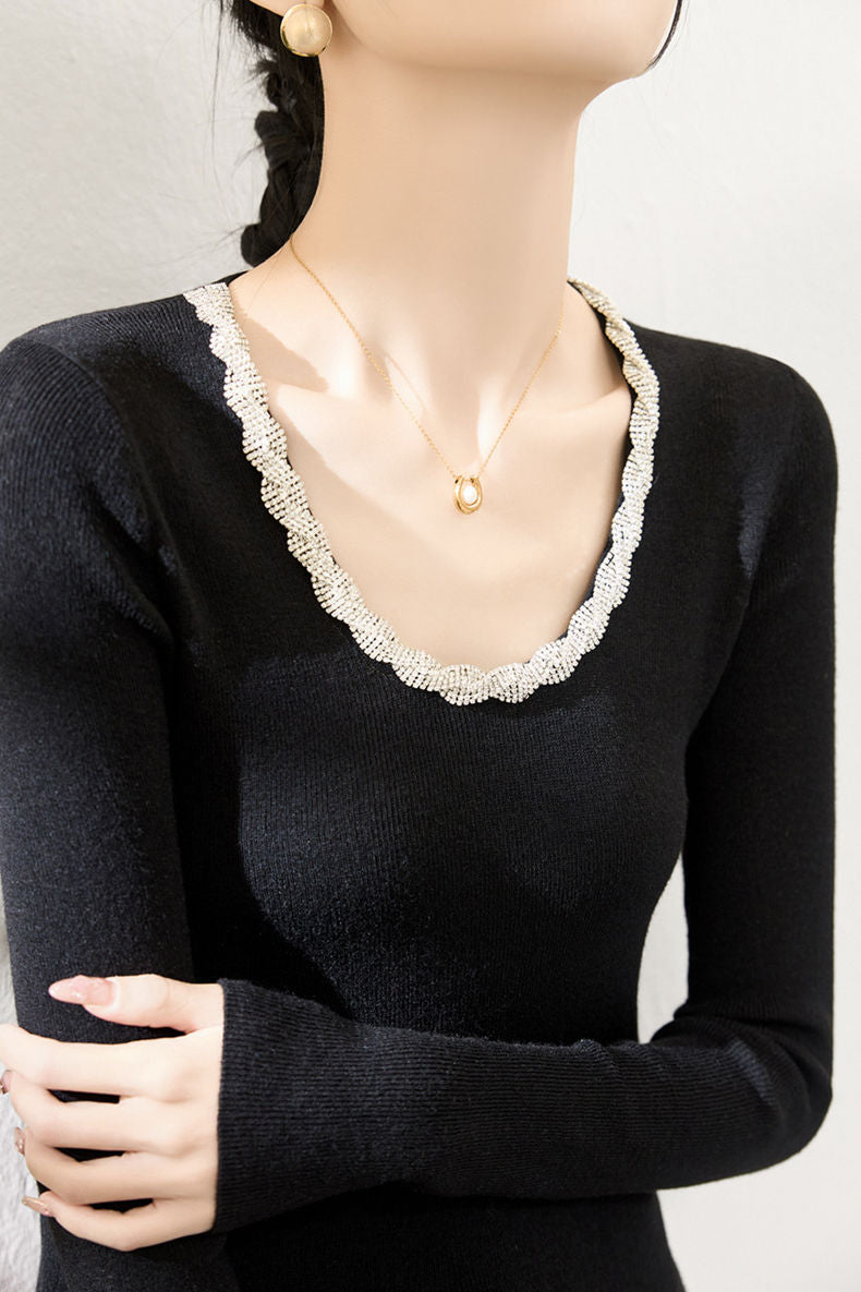 Early Autumn Diamond Chain Knitwear