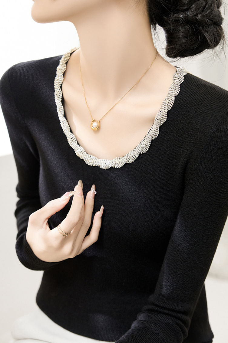 Early Autumn Diamond Chain Knitwear