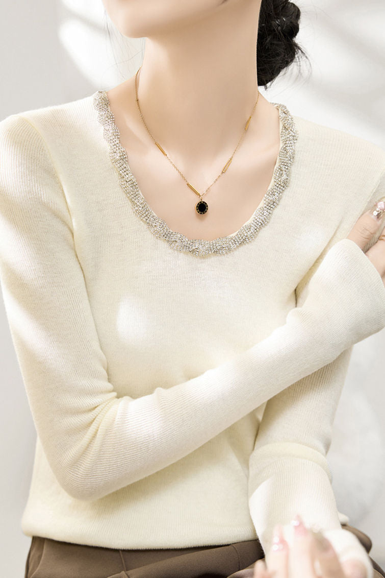 Early Autumn Diamond Chain Knitwear