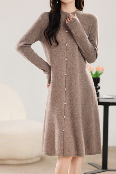 Straight-Leg Loose Knit Dress