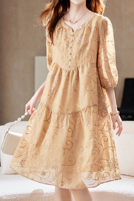 Elegant Sequined Dress
