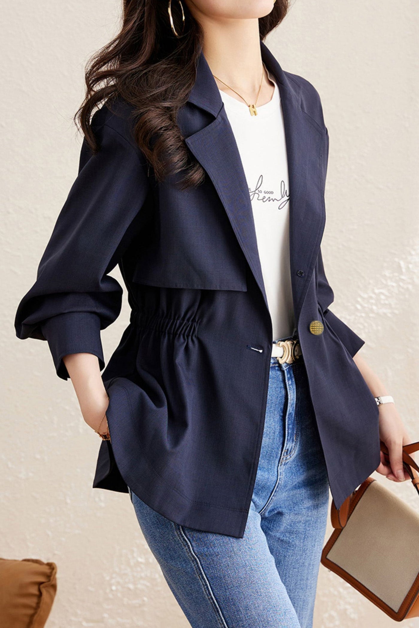 Fashionable Casual Asymmetric Coat