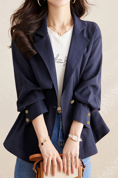Fashionable Casual Asymmetric Coat