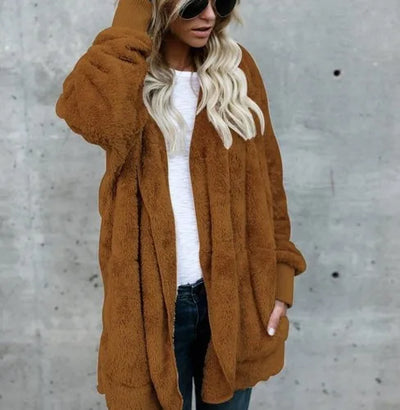 Cathy | Autumn and Winter Double Fleece Cardigan Coat
