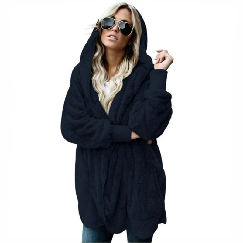 Cathy | Autumn and Winter Double Fleece Cardigan Coat