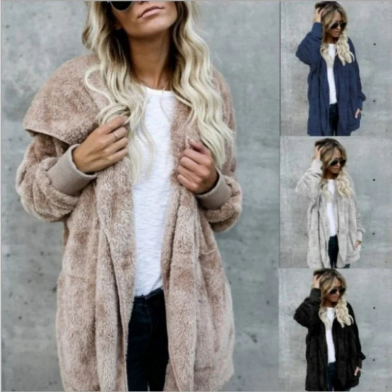 Cathy | Autumn and Winter Double Fleece Cardigan Coat