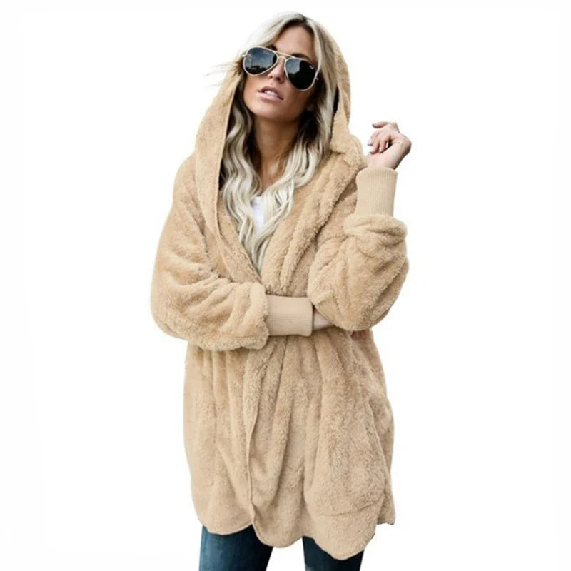 Cathy | Autumn and Winter Double Fleece Cardigan Coat