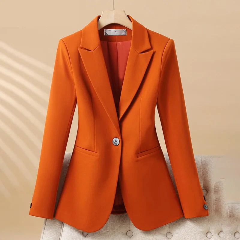 Brielle One-Button Blazer