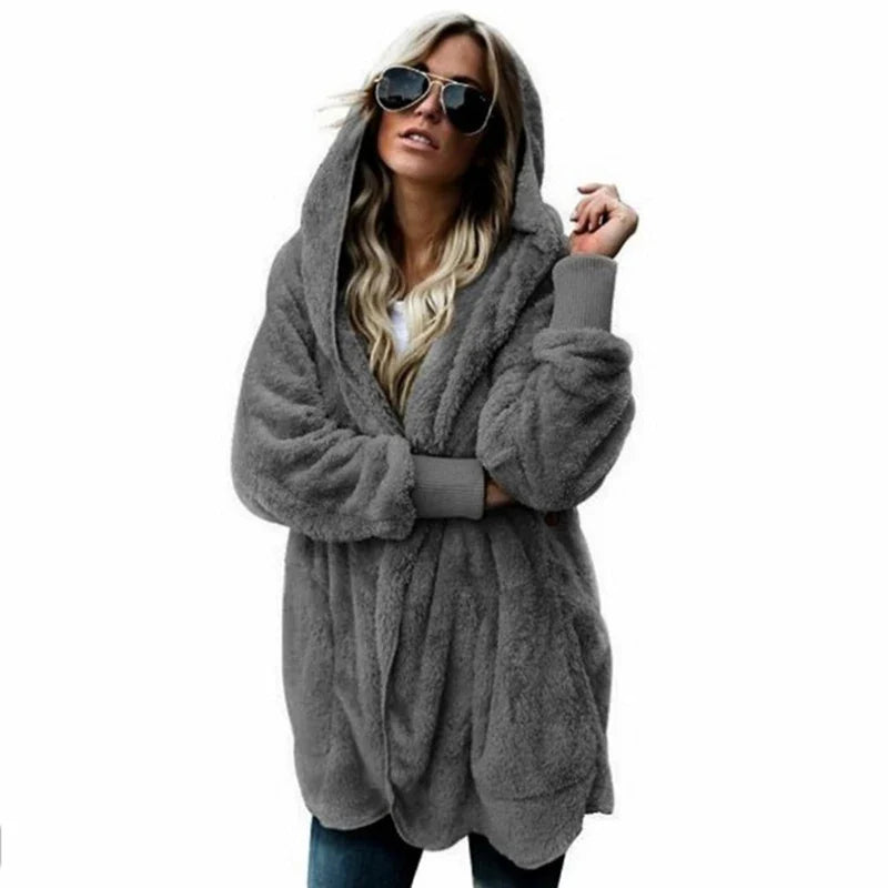 Cathy | Autumn and Winter Double Fleece Cardigan Coat