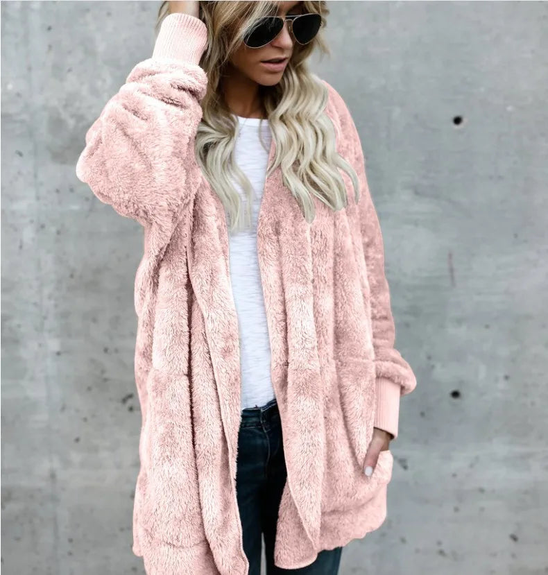 Cathy | Autumn and Winter Double Fleece Cardigan Coat