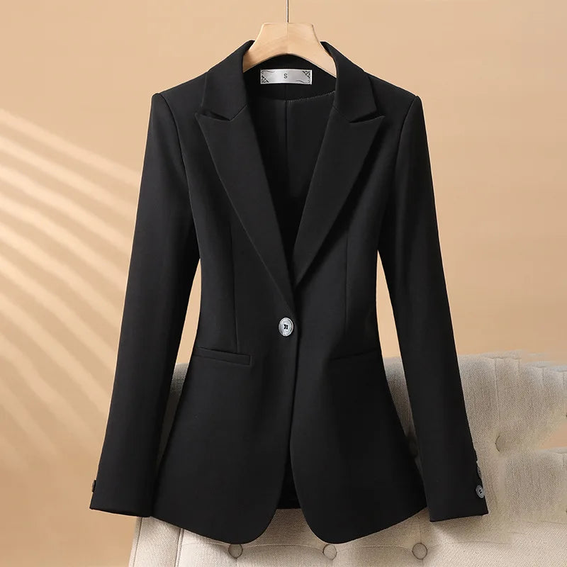 Brielle One-Button Blazer