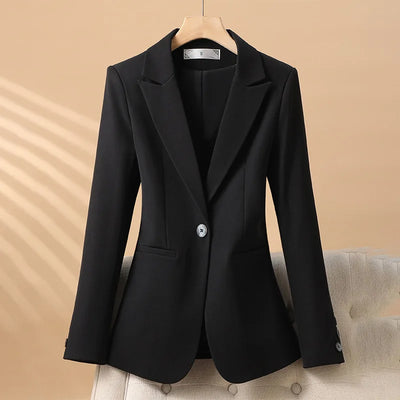 Brielle One-Button Blazer