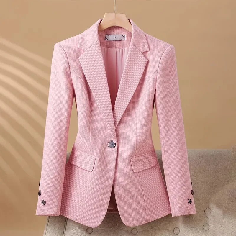 Sabrina One-Button Blazer