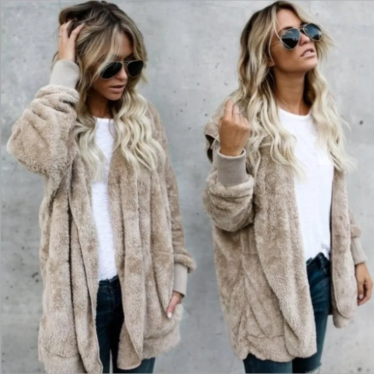 Cathy | Autumn and Winter Double Fleece Cardigan Coat