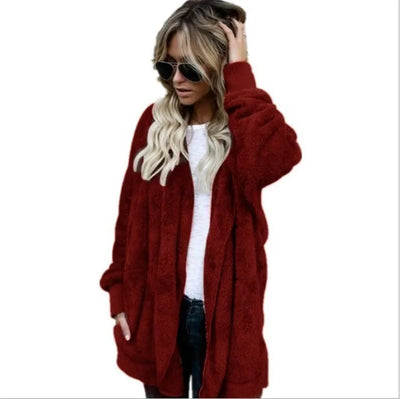 Cathy | Autumn and Winter Double Fleece Cardigan Coat