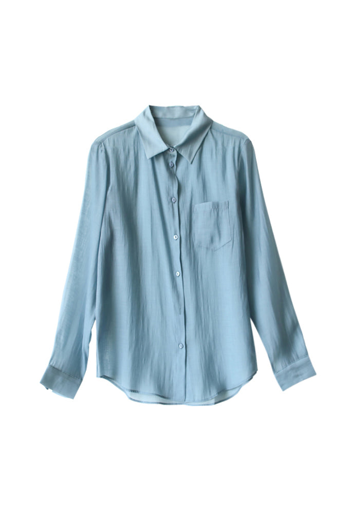Casual Sheer Sun Protection Shirt - 2 Colors Available