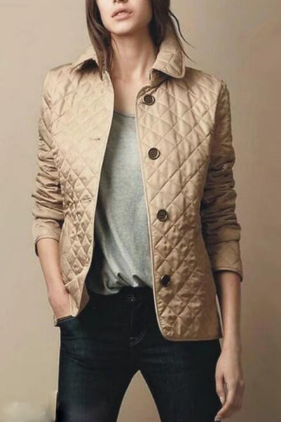 Eva | Slim Silk Cotton Jacket