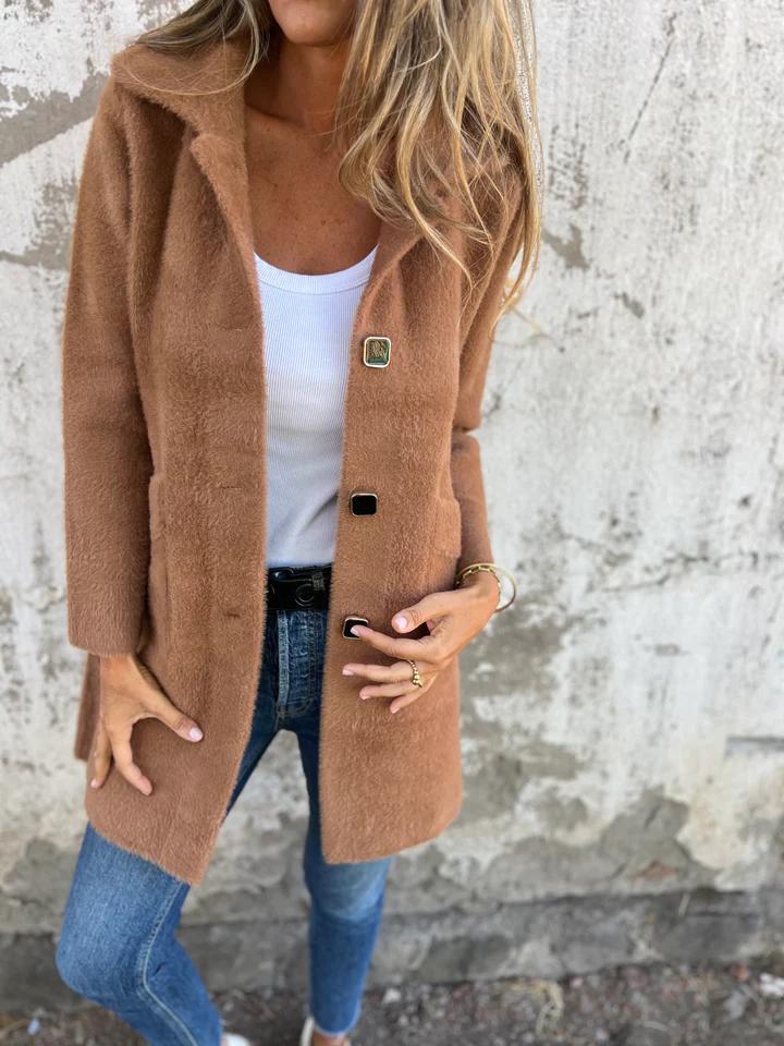 Erica | Mid-Length Cashmere Coat