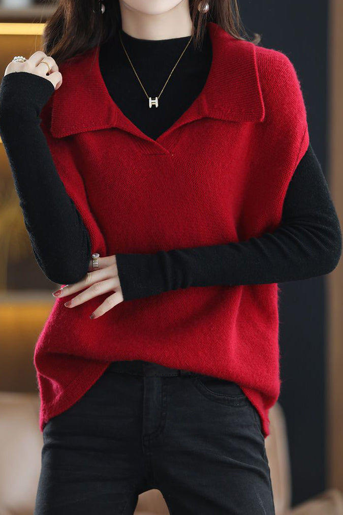 Loose vest sleeveless jacket