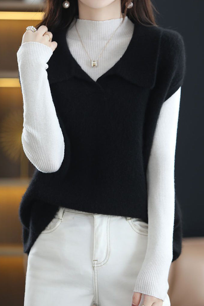 Loose vest sleeveless jacket