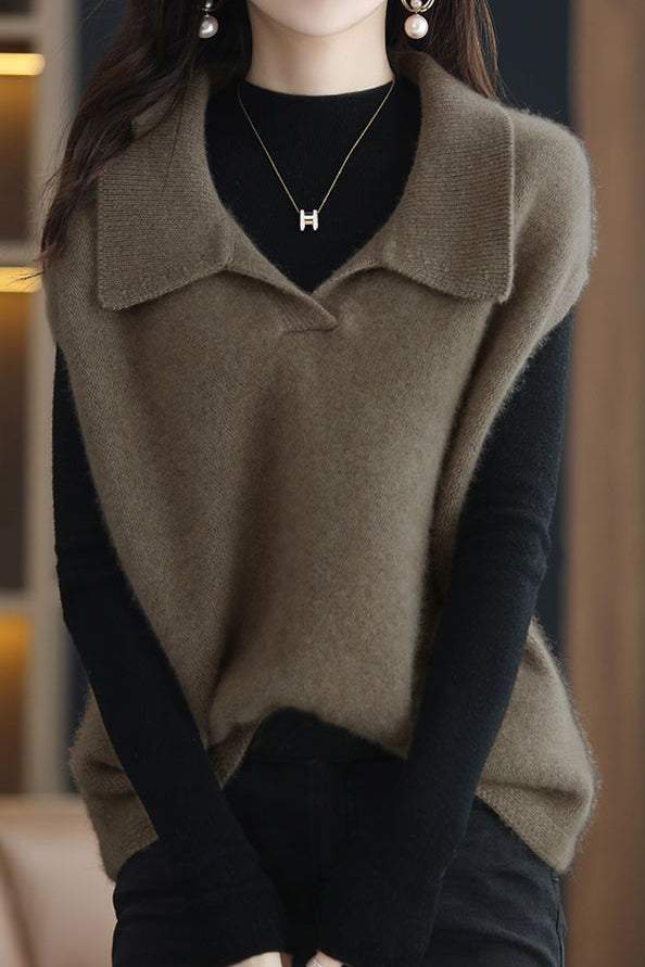 Loose vest sleeveless jacket