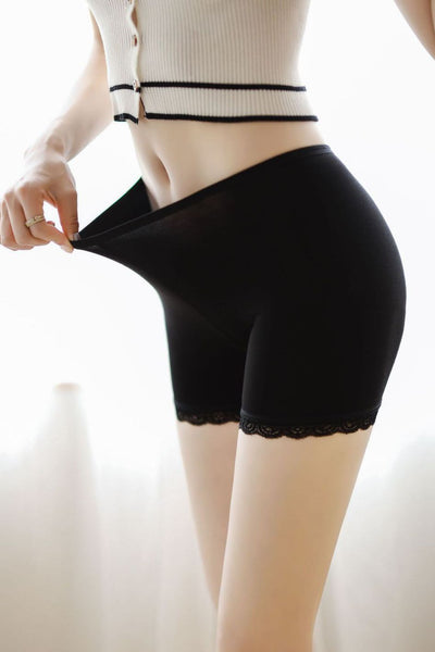 Ice silk seamless white leggings
