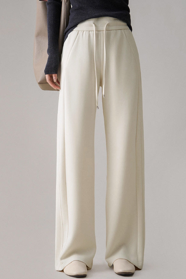 Early Autumn Elastic Waist Drawstring Casual Pants