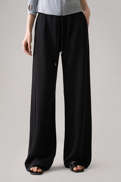 Early Autumn Elastic Waist Drawstring Casual Pants