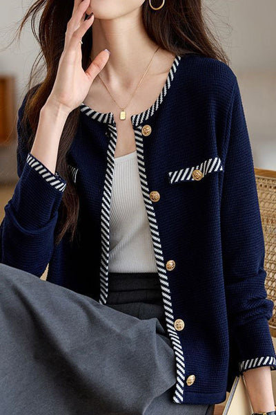 French Elegant Knit Coat