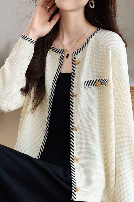 French Elegant Knit Coat