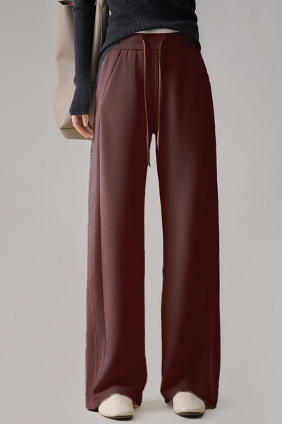 Early Autumn Elastic Waist Drawstring Casual Pants