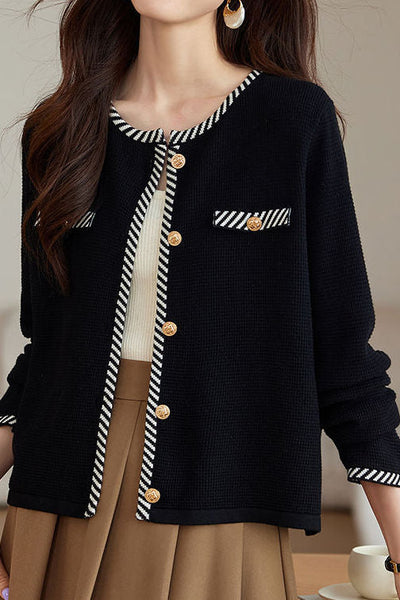 French Elegant Knit Coat