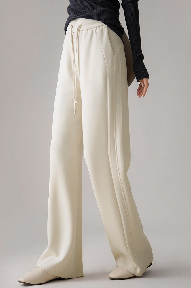 Early Autumn Elastic Waist Drawstring Casual Pants