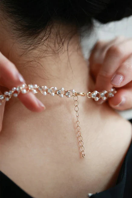 Pearl Bijou Decor Necklace
